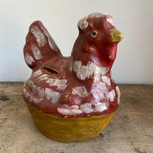 Vintage Hen ceramic piggy bank