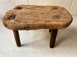 Mid-century cedar, work stool