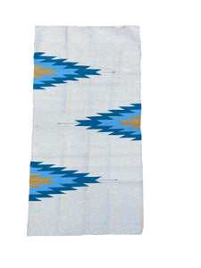 Zapotec wool rug made from natural dye