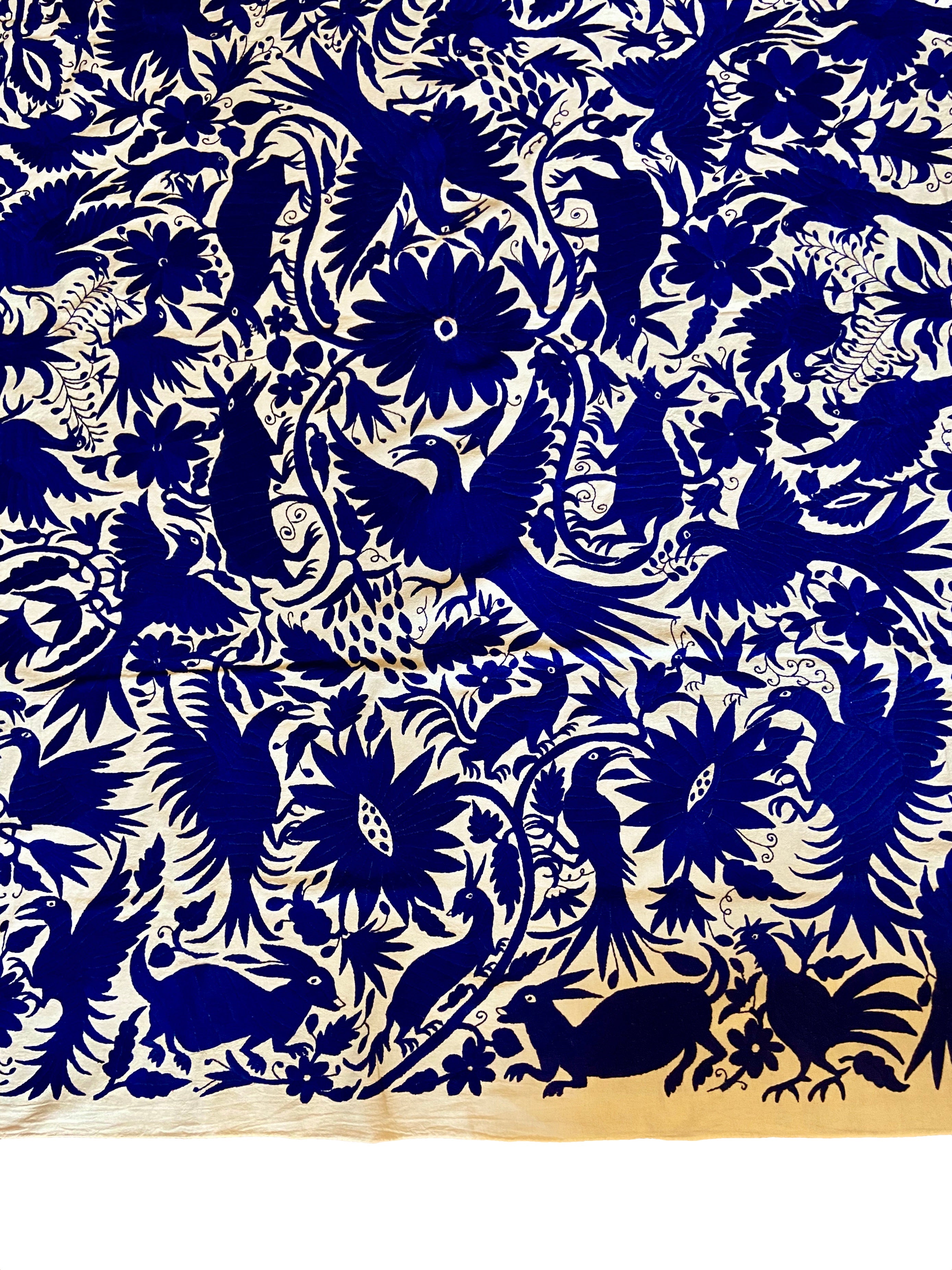 Jumbo Otomi Tapestry - Royal Blue