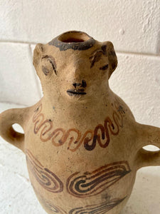 Terracotta rope jug from Mexico, circa 1970