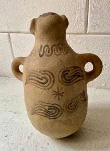 Terracotta rope jug from Mexico, circa 1970