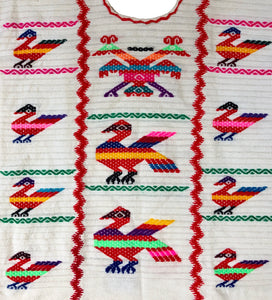 Hand embroidered top from Oaxaca