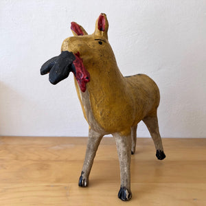 Vintage Ceramic Coyote Piggy Bank from Mexico