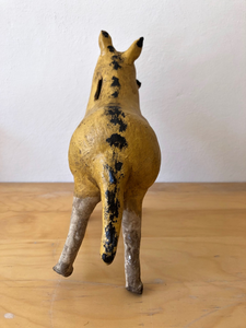 Vintage Ceramic Coyote Piggy Bank from Mexico