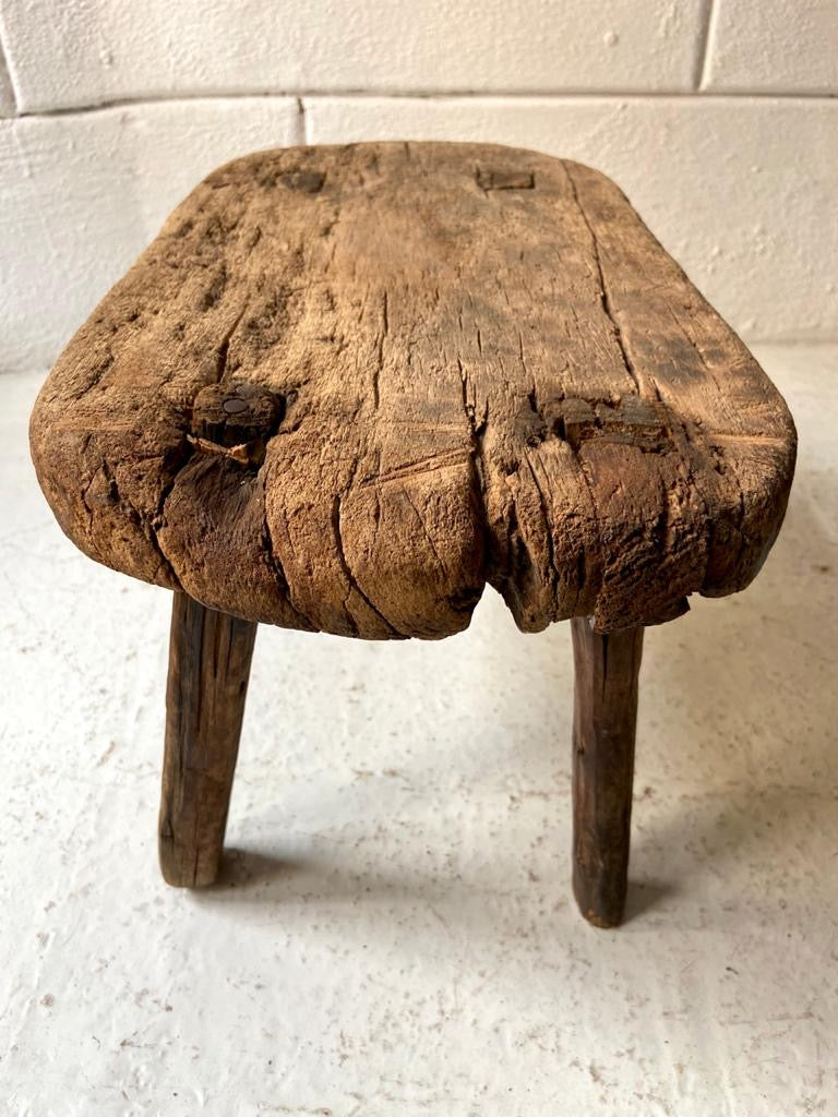 Mid-century cedar, work stool