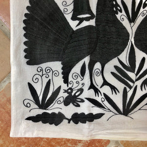 Large Otomi pillow cover -GRAY